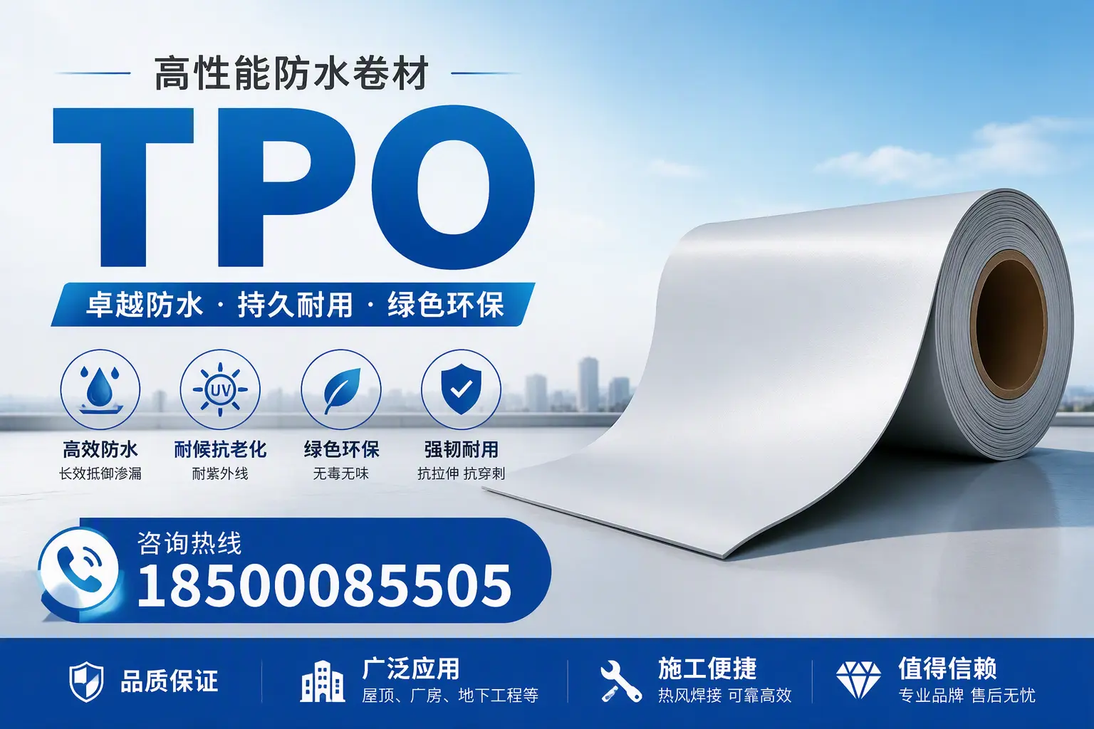 TPO材料的环保特性及其在东方的应用